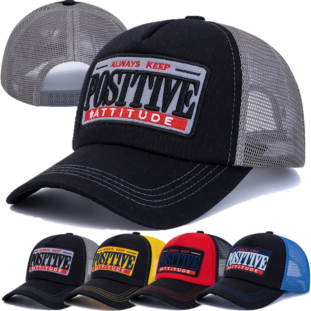Hot Sale Unisex Baseball Cap Classic ALWAYS KEEP Letter Pattern Mesh Cap Men And Women Breathable Streetwear Summer Trucker Hat