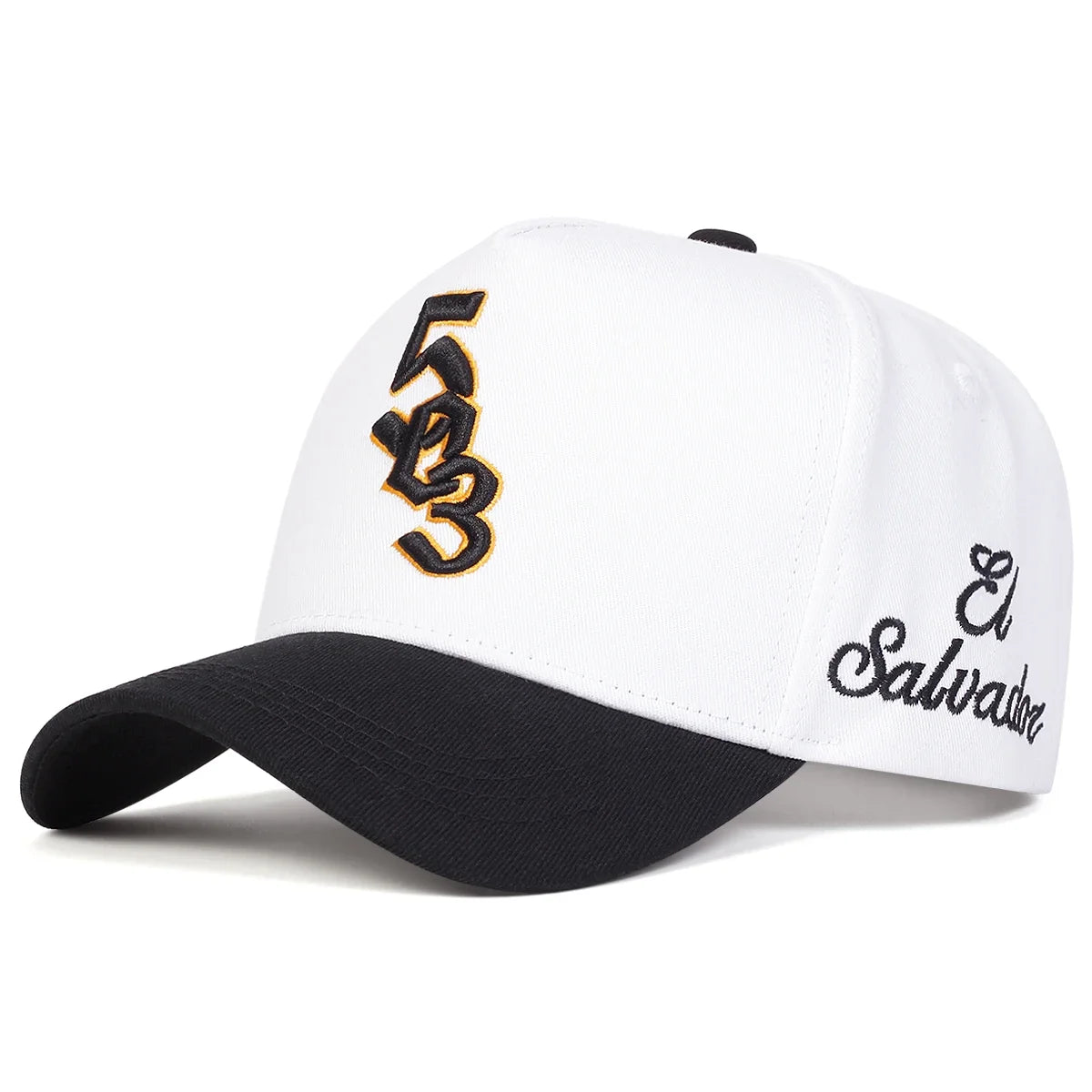 Unisex 503 Salvador Letter Embroidery Baseball Caps Spring and Autumn Outdoor Adjustable Casual Hats Hip Hop Hat Sunscreen Hat