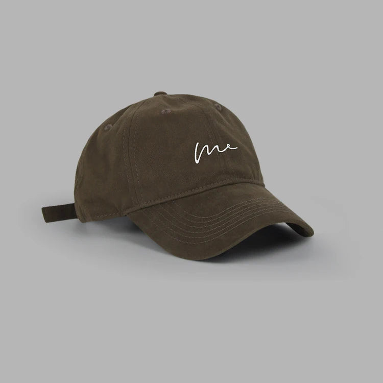 Unisex Retro Letter Embroidered Baseball Cap – Big Duck Tongue Brim Adjustable Hip Hop Outdoor Sports Hat
