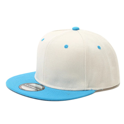 Flat Edge Baseball Cap Korean Version Two-color Splicing Hip-hop Hat Men's and Women's Tide Street Cool Hip-hop Hat