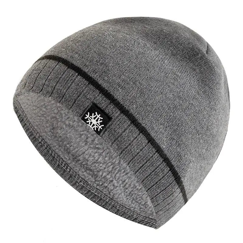 Hot Sale Winter Hats Outdoor Men Warm Ski Beanie Cap Casual Snow Label Decor Winter Luxury Knitted Hats