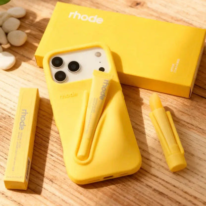 Phone Lipstick Case with Box & Lips – Rhode Silicone Cover
