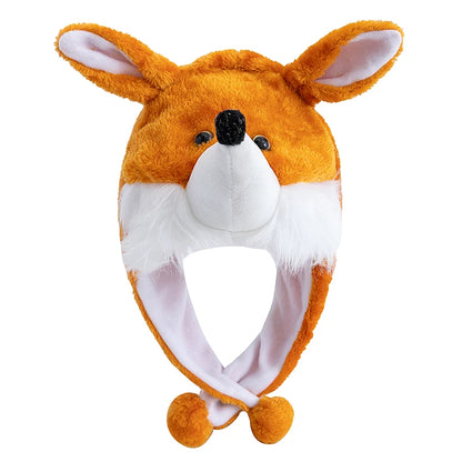 New Style Unisex Funny 3D Plush Elephant Style Decorative Hat Mischievous Cap For Man Women Plush Winter Lovely Family Hat