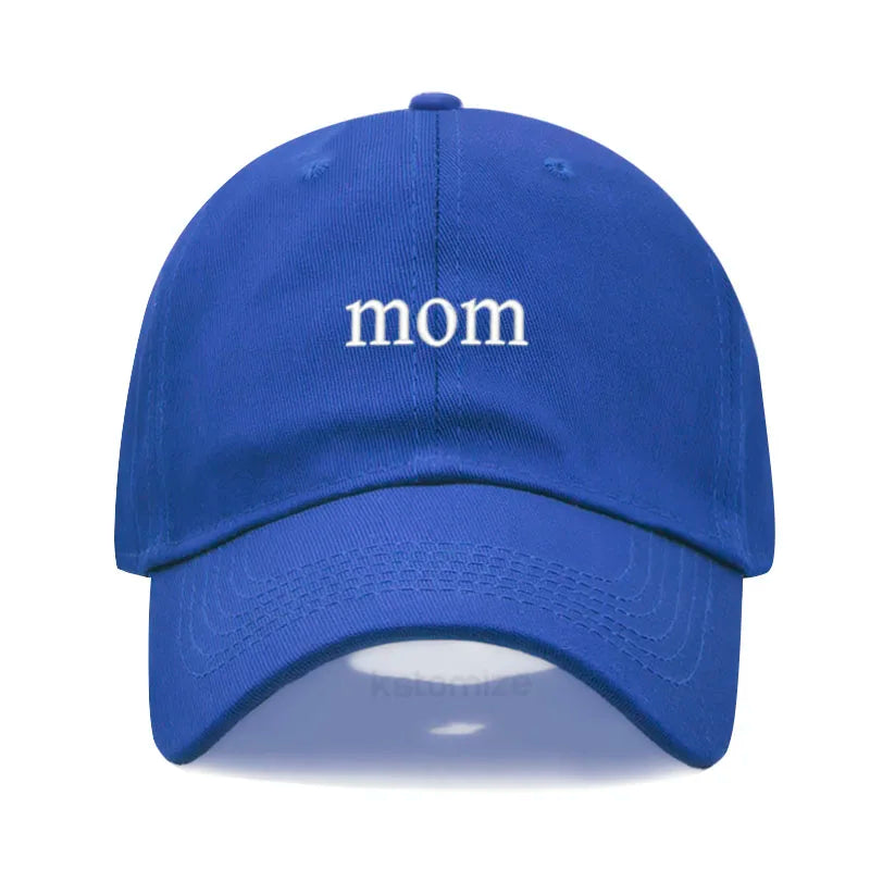 New dad mom Embroidery Soft Cotton Baseball Cap Fashion Women Men Hat Sport Visors Snapback Cap Sun Hat Breathable Outdoor Caps