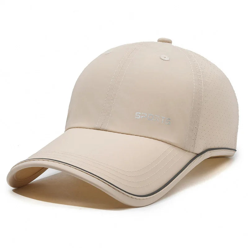 LuminousBreathable Quick-Dry Baseball Cap for Sun Protection during Outdoor Activities