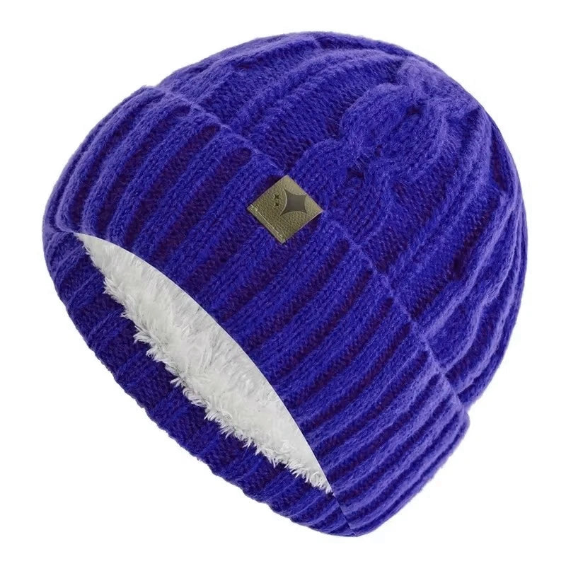 New Unisex Warm Winter Hats Fashion Streetwear Beanie For Women Couple Outdoor Winter Knitted Hat