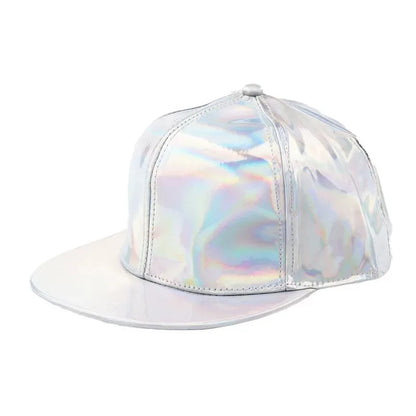 Unisex PU Rainbow Color-Changing Baseball Cap – Hip Hop Snapback Trucker Outdoor Casual Hat