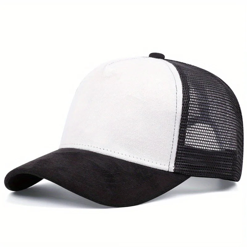 Unisex Mesh Baseball Cap Summer Outdoor Sports Adjustable Trucker Caps Fashion Curved Dad Cap Men Women Casual Breathable Sunhat