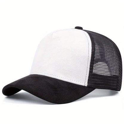 Unisex Mesh Baseball Cap Summer Outdoor Sports Adjustable Trucker Caps Fashion Curved Dad Cap Men Women Casual Breathable Sunhat