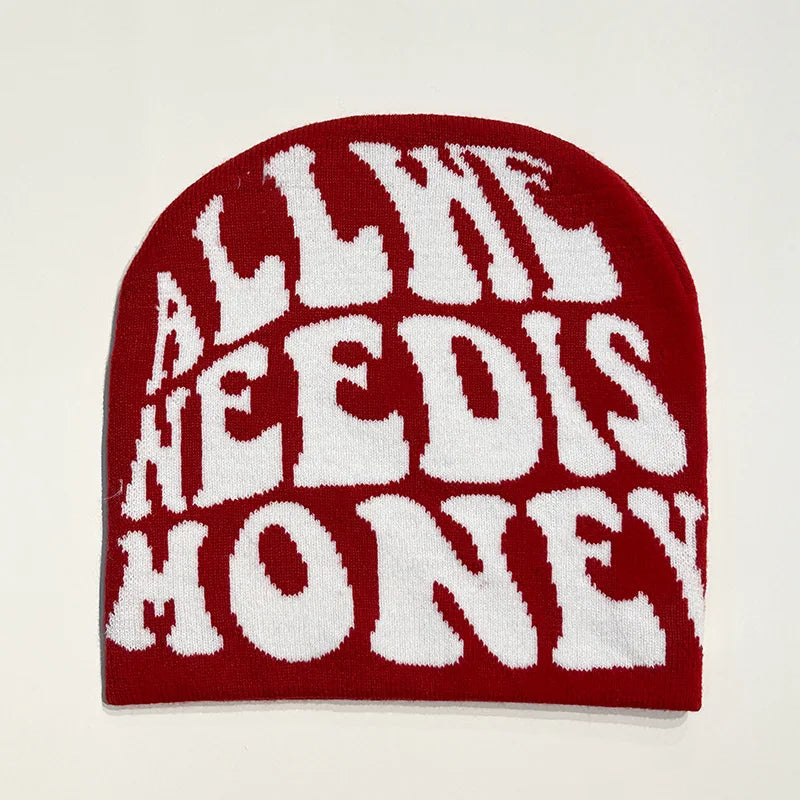 Fashion Printed Knitted Hat Women Men Couple Warm Y2K Beanies Bonnet Wool Skullies Hoods Lady Accessories Hip hop Gorra
