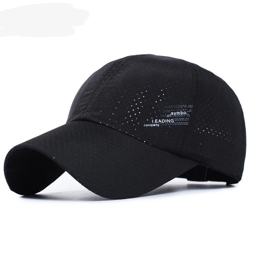 Men’s Quick Dry Breathable Mesh Baseball Cap for Outdoor Sports Hiking Fishing Golf Adjustable Hat