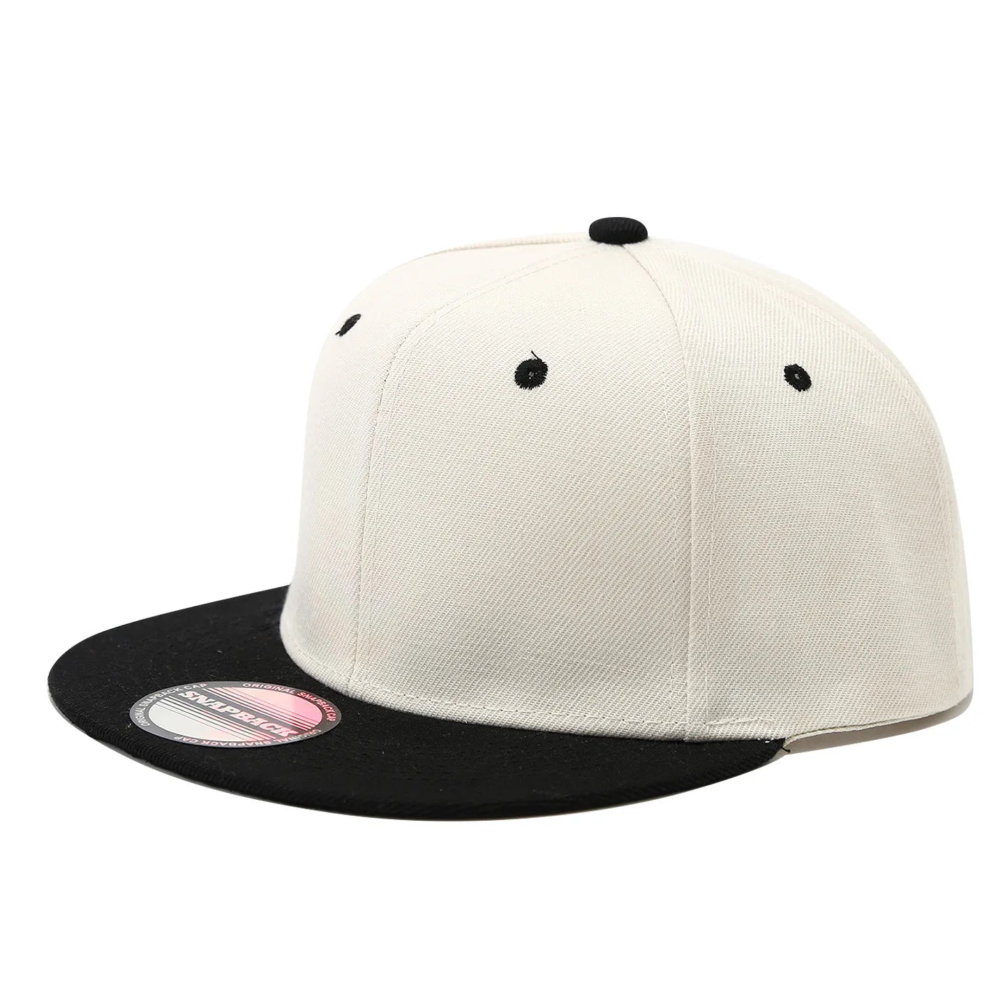 Flat Edge Baseball Cap Korean Version Two-color Splicing Hip-hop Hat Men's and Women's Tide Street Cool Hip-hop Hat