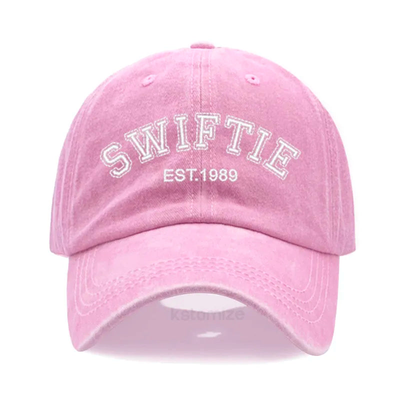 SWIFTIE 1989 Embroidery Baseball Cap for Men Women Unisex Washed Cotton Dad Hat Sun Hat Gift Fans Outdoor Sports Dropshipping