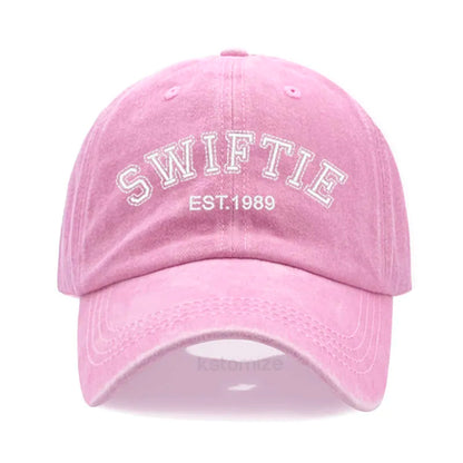 SWIFTIE 1989 Embroidery Baseball Cap for Men Women Unisex Washed Cotton Dad Hat Sun Hat Gift Fans Outdoor Sports Dropshipping