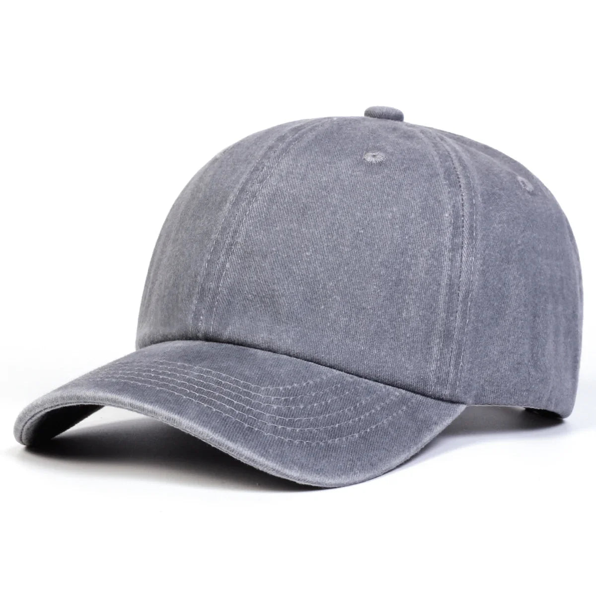 Unisex Light Washed Solid Color Baseball Caps Spring and Autumn Outdoor Adjustable Casual Hats Hip Hop Hat Sunscreen Hat