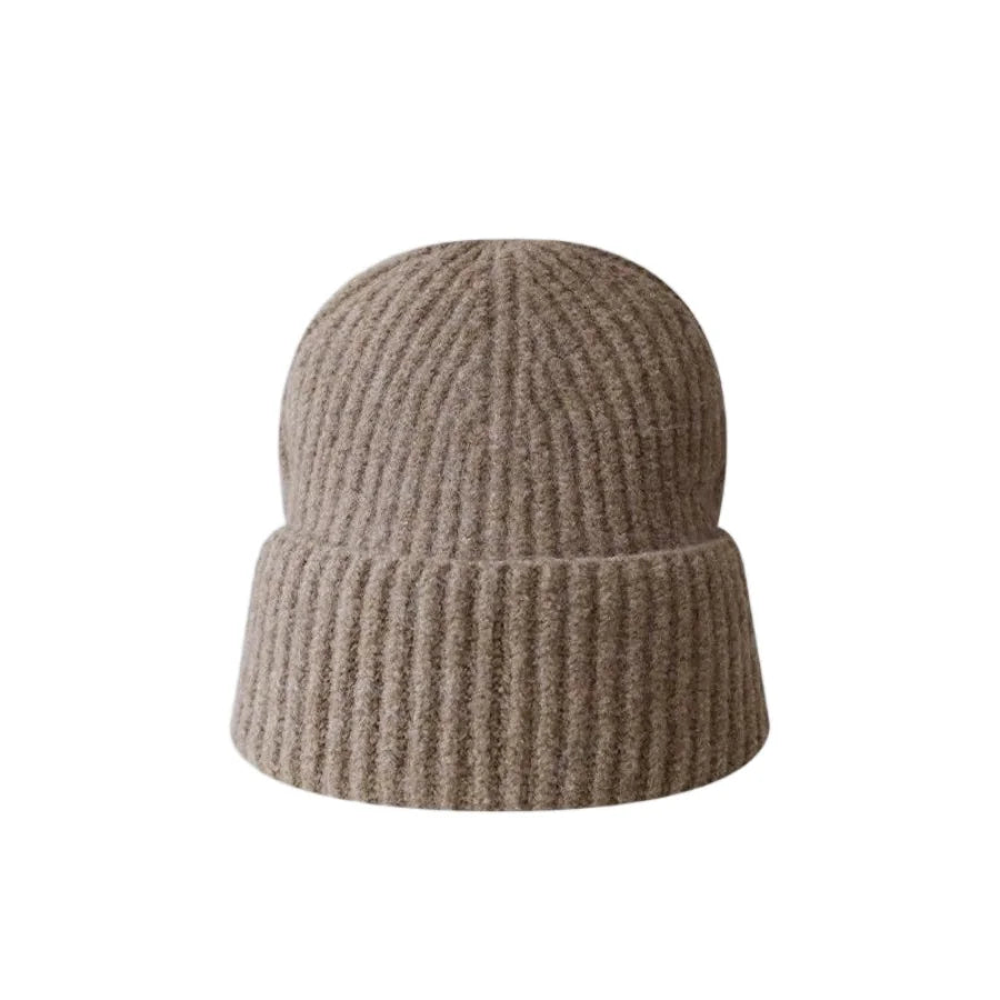 Cat Ears Wool Hat Female Autumn and Winter Korean  Cute Face Small Knitted Hat Big Head Circumference Warm Ear Protection Hat