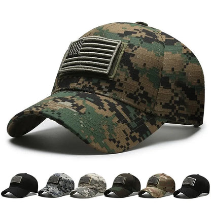Unisex Mesh Baseball Cap – Camouflage Embroidered Breathable Outdoor Sun Hat