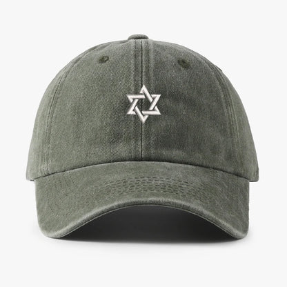 Embroidered Star Of David Men Baseball Cap Adjustable Quick Dry visors Versatile Fashion Snapback Caps Women trucker cap