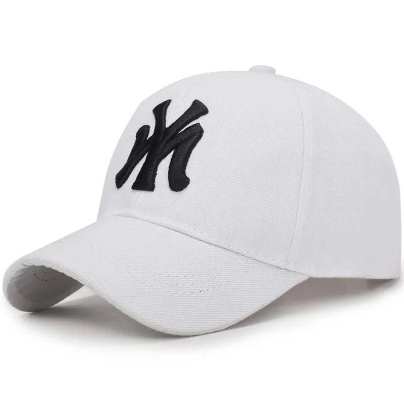 Letter Embroidery Baseball Cap Hip Hop Outdoor Snapback Caps Adjustable Flat Hats Outdoor Sun Hat