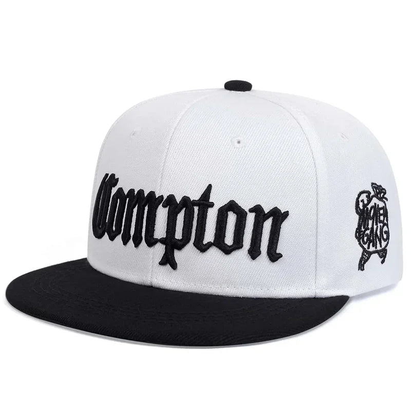 Unisex Compton Embroidery Baseball Hats Spring Autumn Outdoor Adjustable Casual Hip-hop Trucker Caps Sunscreen Hat