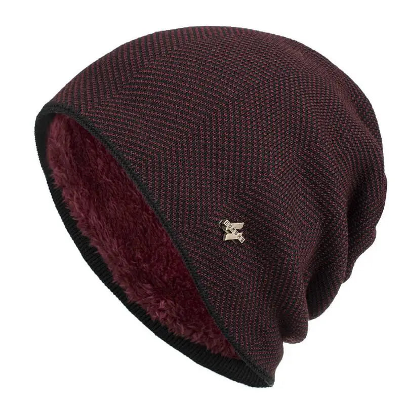 New Unisex Warm Winter Hat Fashion Men & Women Thick Knitted Hat Outdoor Sports Ski Beanie Hats