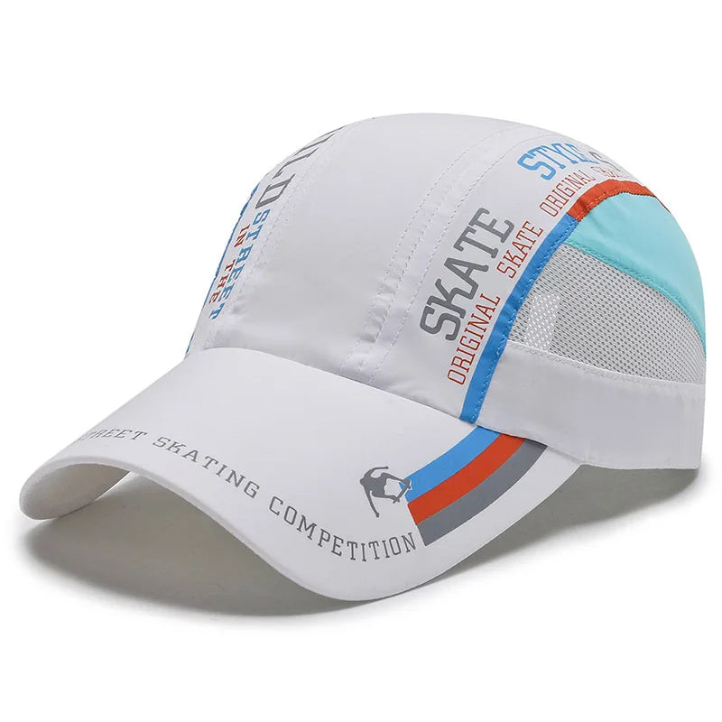 Breathable Quick Dry Unisex Baseball Cap for Outdoor Sports and Sun Protection For Women & Men