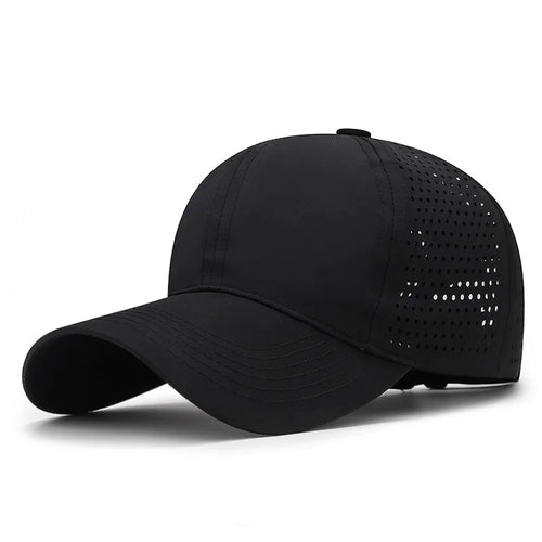 Breathable Mesh Baseball Cap Unisex  Casual Style Polyester Hat Lightweight Solid Color Adjustable Sun Cap for Outdoor