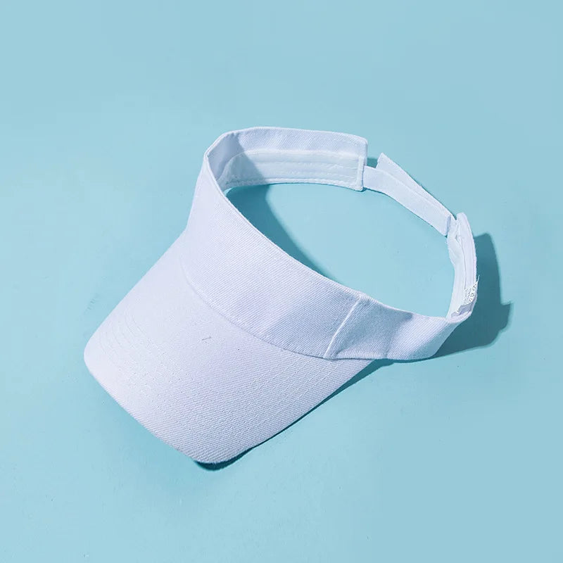 Baseball Cap Summer Hats For Girls Boys Children Casual Empty Top Sun Visor Tennis Cap Solid Sunscreen Outdoor Group Activity