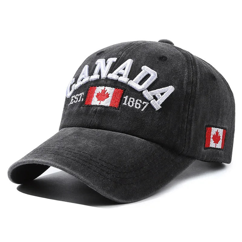Men And Women Letters Fashion Trend Hat CANADA Letters Baseball Cap Cotton Versatile Baseball Cap