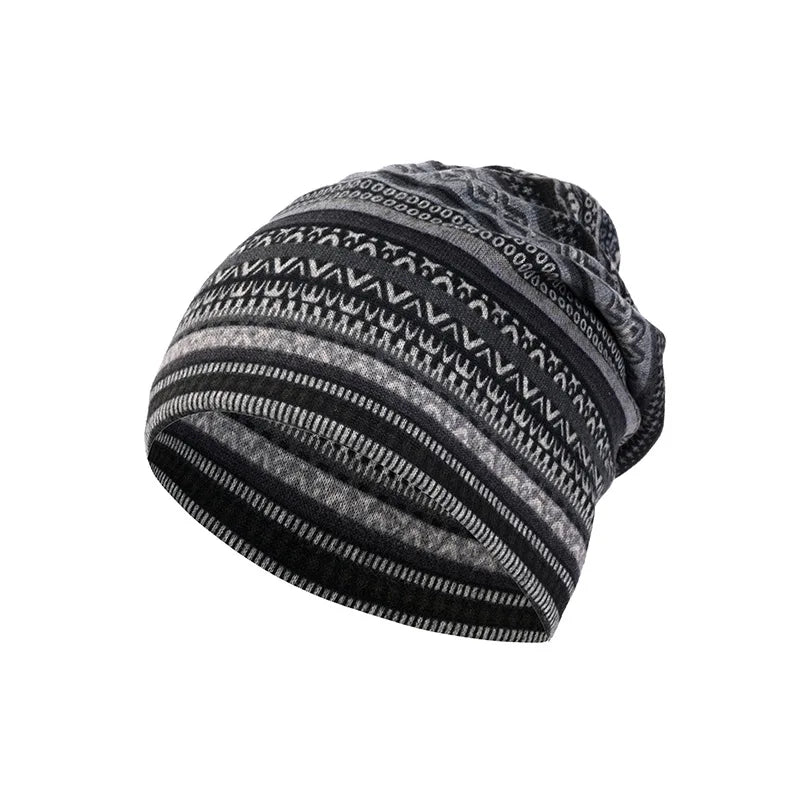 Autumn Winter Hats For Women Men Unisex Beanie Baggy Cap Neck Collar/mask/turban Hat 3 In 1 Multi functional Cold Keep Warm New