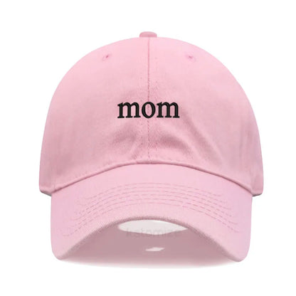 New dad mom Embroidery Soft Cotton Baseball Cap Fashion Women Men Hat Sport Visors Snapback Cap Sun Hat Breathable Outdoor Caps