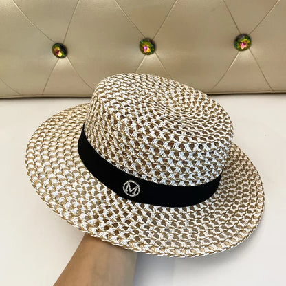 Korean  Breathable Hollow Fisherman Hat, Personalized Basin Hat, Fashionable Diamond Bucket Hat for Women's Summer Outings