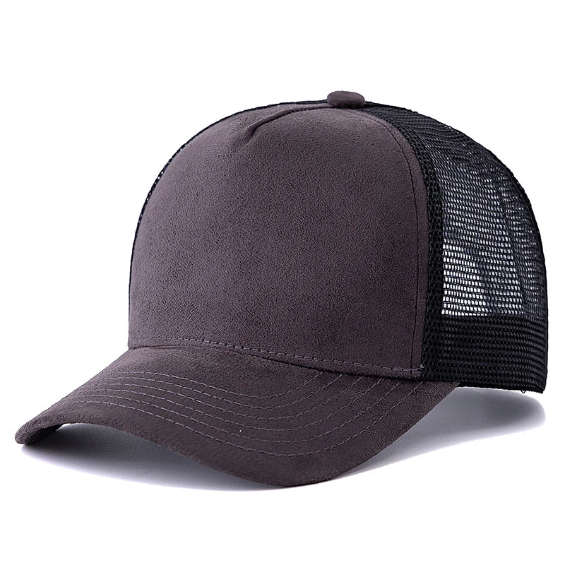 New Unisex High Quality Mesh Cap Casual Fashion Multi-color Cotton Baseball Trucker Hat For Women And Men Summer Plain Style