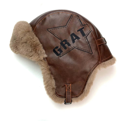 Winter Fleece-Lined Ear Protection Cotton Hat for Women 2025 New Style Men's Cold-Proof Hat Men's Warm Lei Feng Hat Cycling Hat