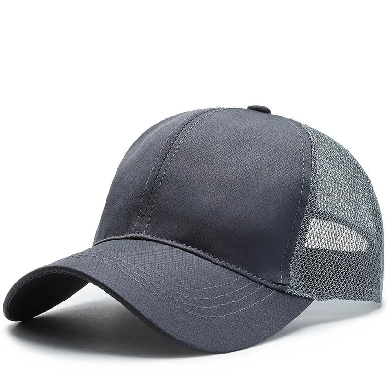 Men’s Korean Mesh Baseball Cap Breathable Lightweight Casual Outdoor Sports Hat