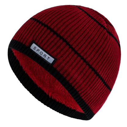Unisex New Designer Winter Hats Cap Plush Fur Lined Streetwear Warm Beanies For Man Woman Casual Winter Ski Knitted Hats