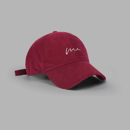Unisex Retro Letter Embroidered Baseball Cap – Big Duck Tongue Brim Adjustable Hip Hop Outdoor Sports Hat