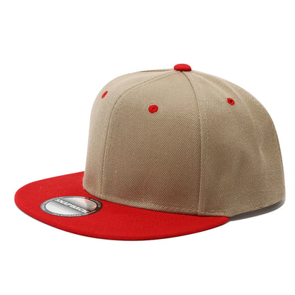 Flat Edge Baseball Cap Korean Version Two-color Splicing Hip-hop Hat Men's and Women's Tide Street Cool Hip-hop Hat