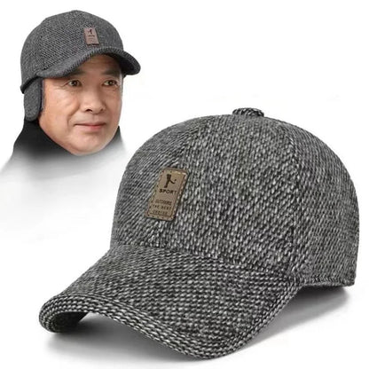 Men’s Cotton Baseball Cap Autumn Winter Dad Style Casual Sunshade Hat