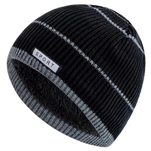 Unisex New Designer Winter Hats Cap Plush Fur Lined Streetwear Warm Beanies For Man Woman Casual Winter Ski Knitted Hats