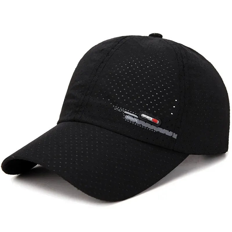 Men’s Quick Dry Mesh Baseball Cap Breathable Outdoor Fishing Cycling Sun Protection Hat