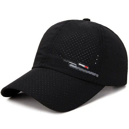 Men’s Quick Dry Mesh Baseball Cap Breathable Outdoor Fishing Cycling Sun Protection Hat