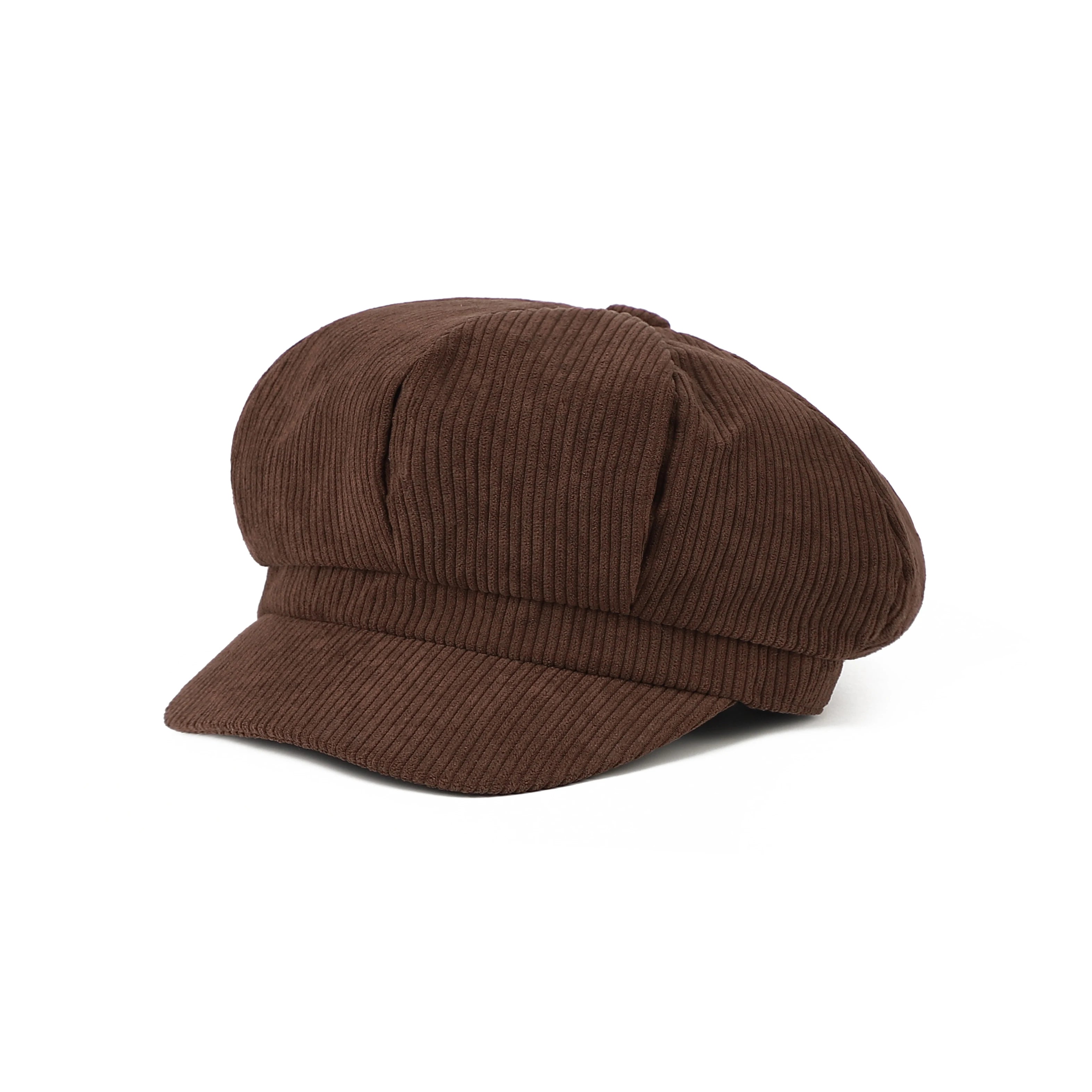 Newsboy Cap Beret Women Vintage Beret Painter Hat Winter Hats For Women Men Octagonal Caps Female Bone Solid Color Casual