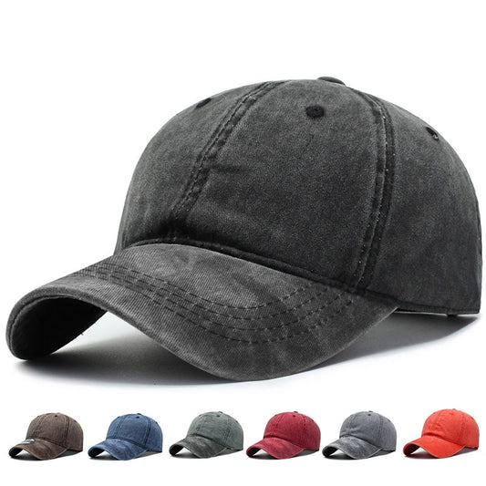 Bare Board Washed Baseball Cap Outdoor Naked Travel Sunshade Hat Women's Tide Hat