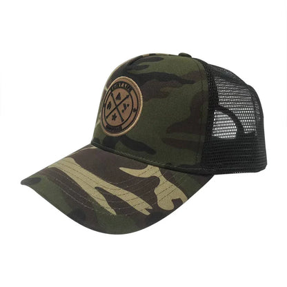 Unisex Mesh Baseball Cap – Camouflage Breathable Trucker Snapback Dad Hat for Outdoor Sports