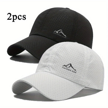 Unisex Simple Cross Water Drop Embroidery Baseball Caps Spring and Autumn Outdoor Adjustable Casual Hat Sunscreen Hat