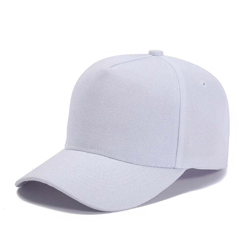 5 Panel Blank Baseball Caps For Men Women Hat Simple Hip Hop Bone Trucker Hats Outdoor Leisure Snapback Cap gorras