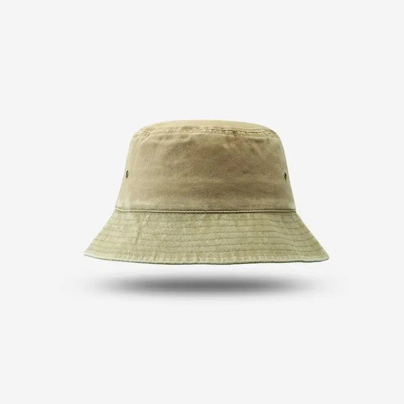 COKK Bucket Hat Women Summer Autumn Washed Cotton Breathable Fisherman Cap Solid Color Sunscreen Sunshade Casual Cap Gorro Retro