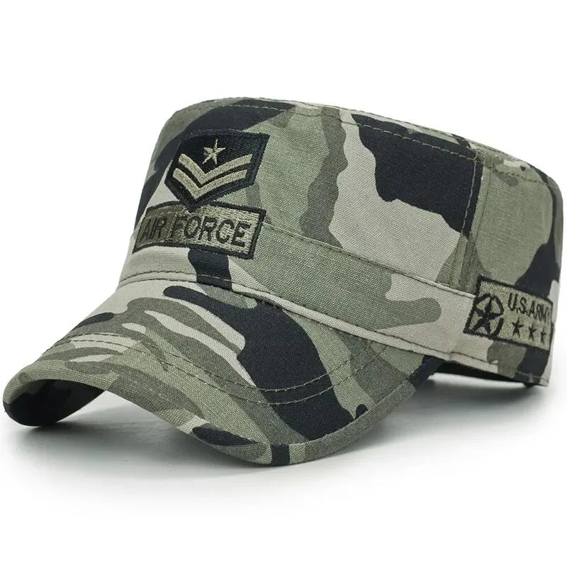 Men’s Camo Baseball Cap – Cotton Embroidered Korean Style Sun Hat