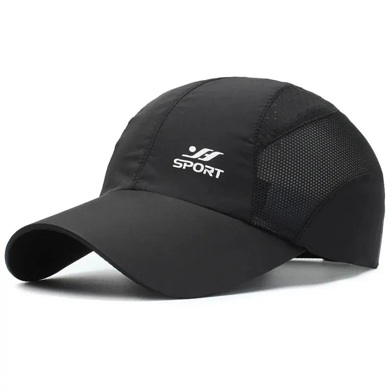 Men’s Quick Dry Mesh Baseball Cap Breathable Outdoor Sports Sun Protection Hat